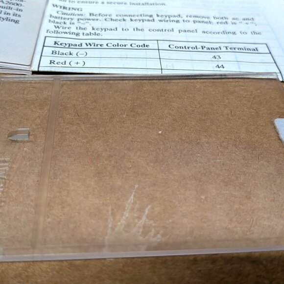 NAPCO MAGNUM ALERT RP2000LCD KEYPAD UNUSED OLD STOCK - UNUSED - OLD STOCK - Picture 6 of 7